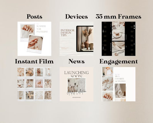 حزمة قوالب انستغرام جاهزة