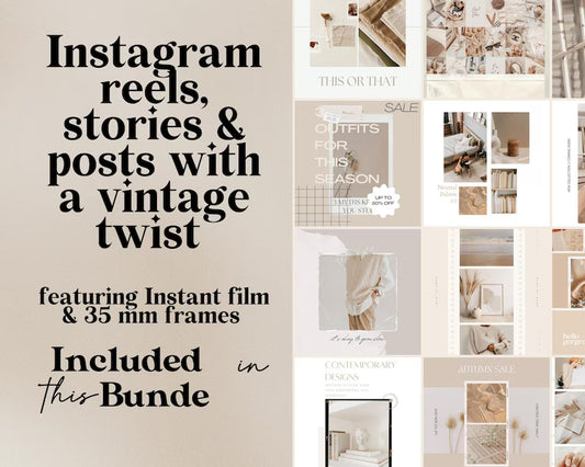 حزمة قوالب انستغرام جاهزة